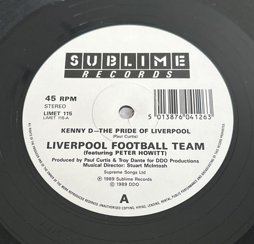 Liverpool F.C. - Kenny D. - The Pride Of Liverpool 12” Vinyl Record VG+ / VG + - Picture 4 of 6
