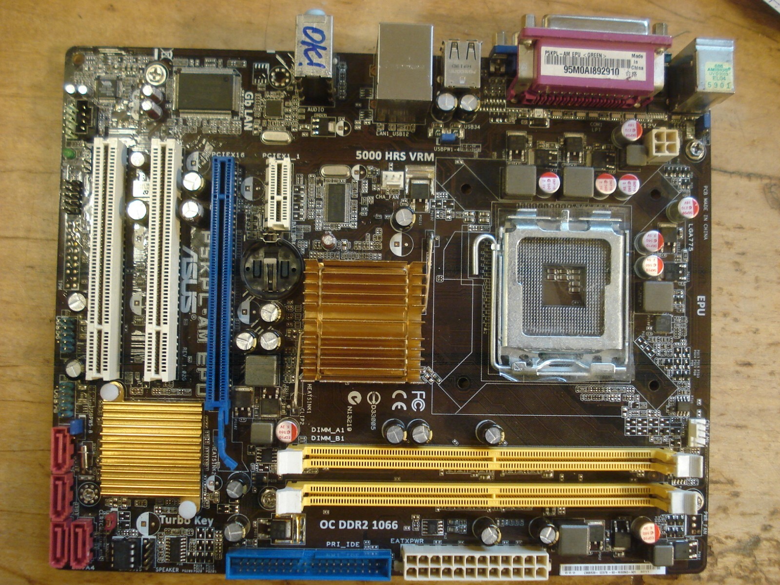 ASUS P5KPL-AM EPU , LGA775 Socket, Intel Motherboard | EBay