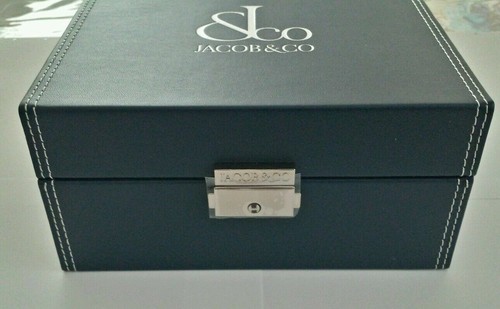 JACOB & CO 47MM 5 TIME ZONE JC24DA AUTHENTIC STAINLESS STEEL LADIES DIAMOND WATC - Picture 10 of 12