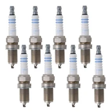 For Mercedes Benz Super YTTRIUM Bosch Spark Plug F8DC4 Set Of 8 OEM Recommended