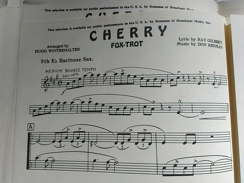 CHERRY by Ray Gilbert & Donald Redman Fox-Trot 1944 Sheet Music - Picture 7 of 9