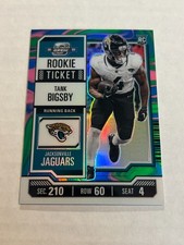 2023 PANINI CONTENDERS OPTIC TANK BIGSBY 2/4 NEON MARBLE ROOKIE JAGUARS SSP TN1