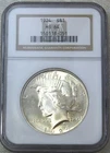 1924 Peace Silver Dollar NGC MS64 White Frosty Luster Premium Quality #K391K