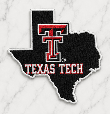 TEXAS TECH RED RAIDERS NCAA EMBROIDERED IRON ON PATCH 3''X3''  FREE SHIPPING