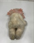 Vintage White Plush Teddy Bear w/Pink Lace Accents — photo 2