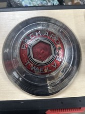 1930s Packard Twelve Hubcap With Center Medallion