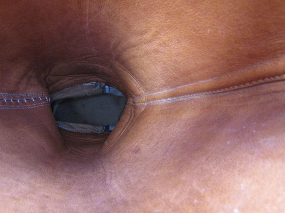 Vintage Black Leather Police Trooper Patrol Pull Riding Mens Boots EU 43 | US 10 - Image 3 of 4