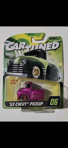 AUTO TUNED Serie 2 53 Chevy Pickup 06 2024 selten rot unten chase