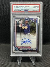 Paulino Santana 2024 Bowman Chrome Auto PSA 10