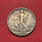 (1) Beautiful Toned Antique 1919-D Walking Liberty Half Dollar CHOICE F-FINE DET