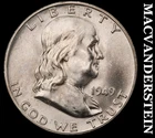 1949-D Silver Franklin Half Dollar - FBL - Choice Gem Brilliant Unc+++  #K1790