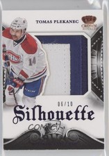 2013-14 Panini Crown Royale Silhouette 6/10 Tomas Plekanec #S-TPL Patch 1r5
