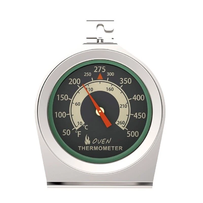 Oven Thermometer BBQ Grill Temperature Gauge Stainless Steel Safe Cooker Thermo