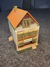 faller HO European 2 Story City Home Fully Assembled Need Repairs