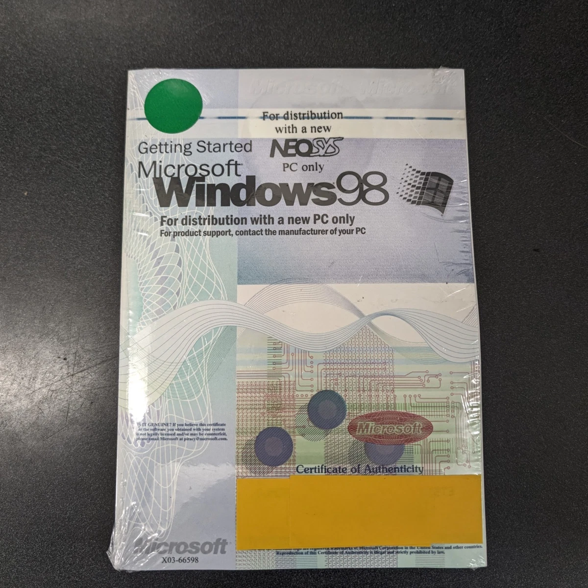 Windows98 オペレーティングシステム パソコン OSソフト Microsoft Windows 98 Operating System Software for sale - eBay