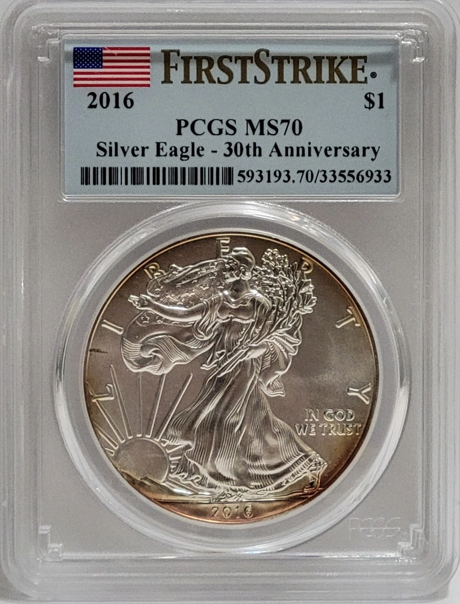 American Eagle MS 70 Graded 2016 Silver Bullion Coins for sale | eBay