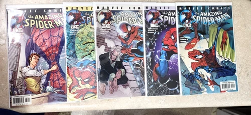Amazing Spider-man 31 32 33 34 35 Complete NM Set J Scott Campbell Covers 2001
