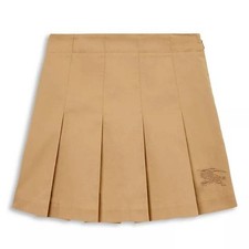 Burberry Kids Gabriel EKD Pleated Skirt