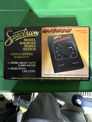 #ad #ad Spectrum Magnum Model Railroad Power System #44281 open box model railway NOS $32.00