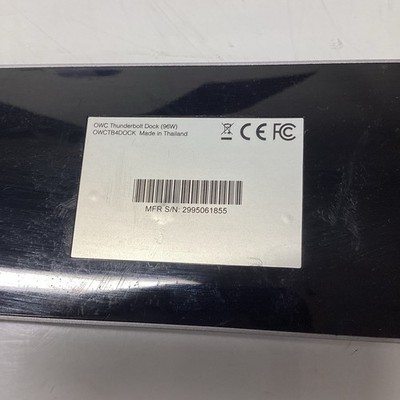 OWC Thunderbolt 3 Docking Station Space Gray 2995061855 N-532