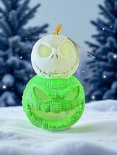 The Nightmare Before Christmas Jack and Oogie Boogie 12" Light Up Pumpkin D cor