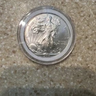 25th Anniversary , 2011 American Silver Eagle 1 Troy Oz .999 Silver In Capsule