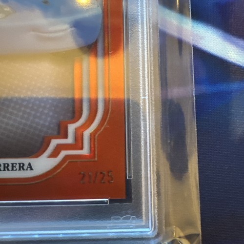 2024 Topps Chrome Disney #119 Sally Carrera Orange Refractor /25 PSA MINT 9 🔥🔥 - Picture 2 of 3