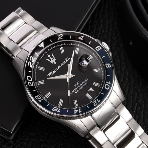 Maserati Sfida – Orologio Uomo GMT Acciaio Blu (R8853140011) - Imagen 6 de 7