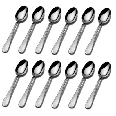 #ad #ad Mikasa Bravo 18 10 Stainless Steel Teaspoon Set of Twelve $69.99