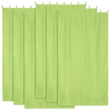 54"x108" Outdoor Privacy Curtain Panel Tab Top UV30 Porch Pergola Deck 6 Piece