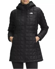 The North Face Women?s Tball Eco Parka Jacket Black Small Insulated