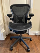 Herman Miller Aeron Chair Fully Loaded (Black color) Size B with Posturefit 