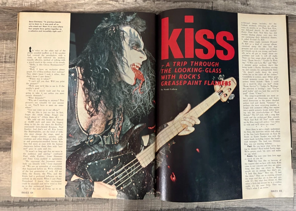 S CIRCUS Magazine JULY 1975 PAUL ROGERS, BAD COMPANY, 10cc, KISS, AEROSMITH & - Image 4 of 4