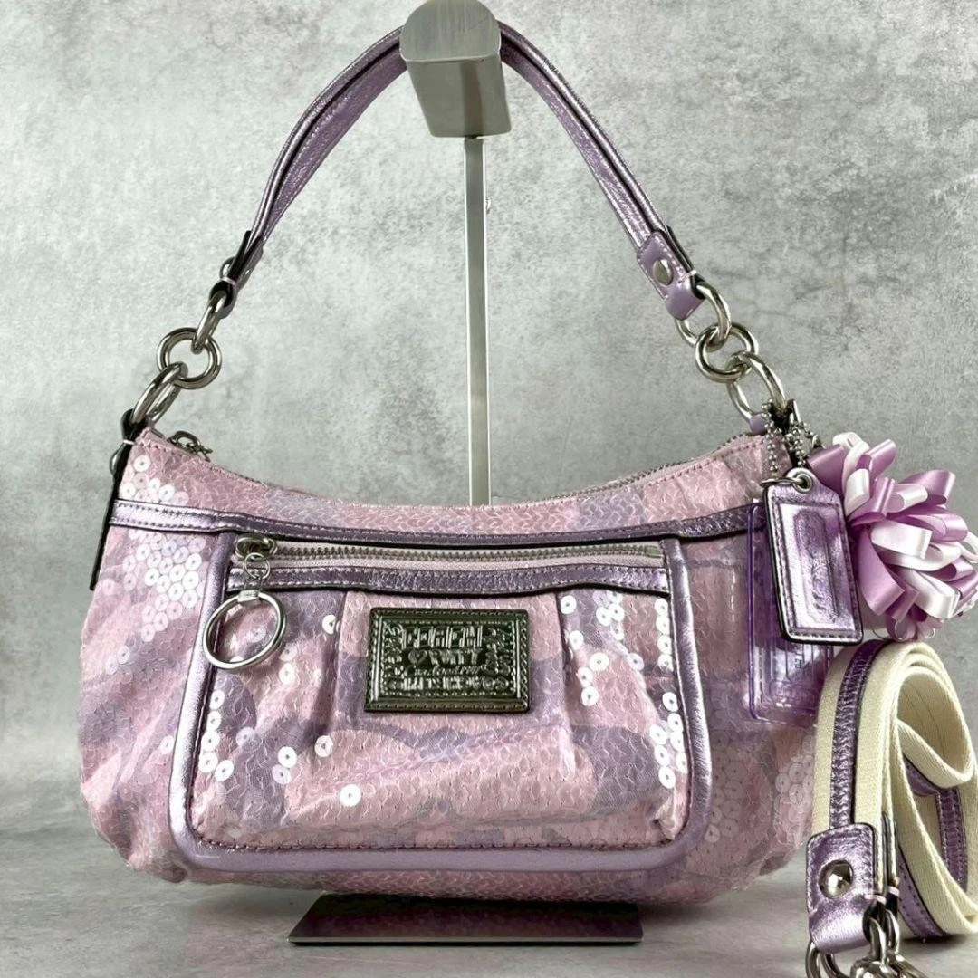 Coach Poppy Sequin Zip Bags & Handbags for Women for sale | eBay