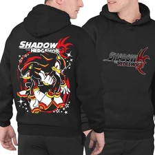 Hedgehog Shadow Hoodie Speedster Energy Japanese Anime Hero Gift Hoodie All Size