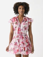 Misa Los Angeles Natalia Dress In Garden Fuchsia Sz M NWT