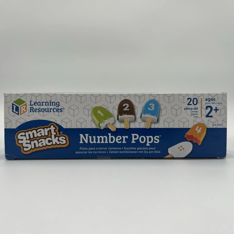 Recursos de aprendizaje Snacks inteligentes Número Pop Conteo educativo Edades 2+ PreK Foto 3 de 4