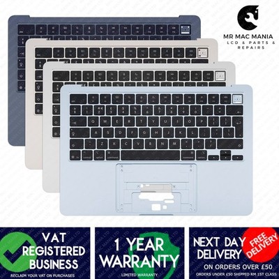 Topcase Handauflage für MacBook Air A3240 M4 2025 13,6'' UK Tastatur & Hintergrundbeleuchtung