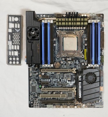 ASUS Sabertooth X79 Motherboard with Intel i7-4960x CPU +32GB of DDR3 1600mhz