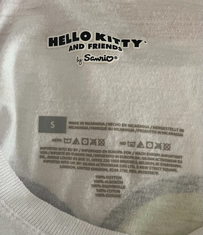 Kid’s Sanrio Hello Kitty And Friends Keroppi White Short Sleeve T-Shirt Size S - Image 3 of 3