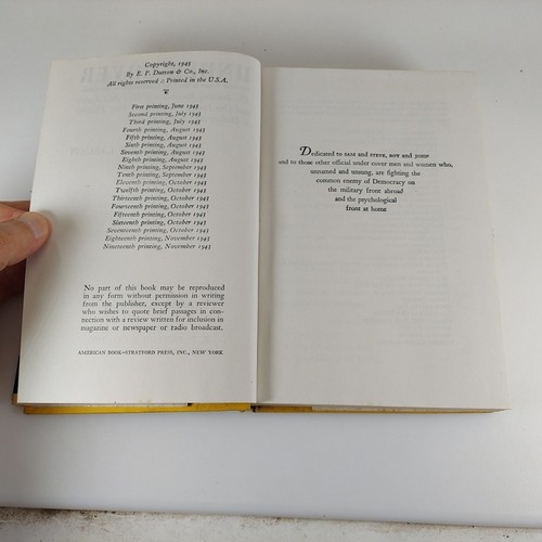 Under Cover By John Roy Carlson 1943, 19th Printing HCDJ E.P. Dutton Unabridged - Picture 10 of 15