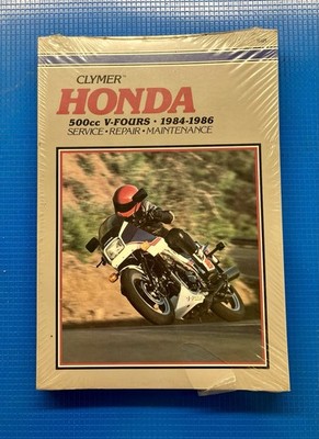 Genuine Clymer 1984-1986 Honda V-Fours 500cc Repair Manual - JBU