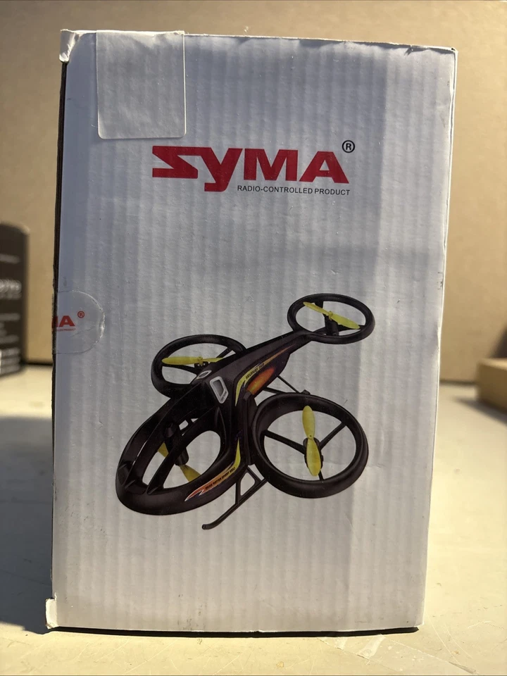SYMA TF1001 HELIFURY 360 Quad Rotor LED Mini RC Helicopter Drone Gyro 4HZ Remote - Image 2 of 4