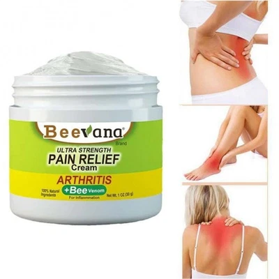5X Beevana Bee Venom Joint Relief Cream Joint and Bone Therapy Bee Venom Cream