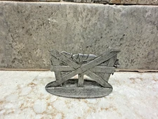 Metzke Pewter Nativity Scene Manger