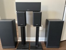 Lot 6 Polk Audio Speakers Black 