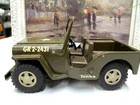 Vintage Pressed Steel Tonka Military Army Jeep GR2-2431