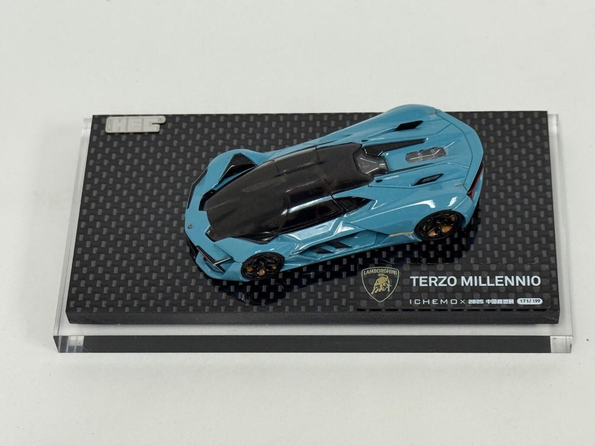 1/64 ICHEMO Pantheom Models Lamborghini Terzo Millennio Blue