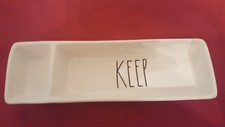 RAE DUNN LL DIVIDED DESK DISH TRAY "KEEP"       by Magenta OFFICE STUDENT New w/t