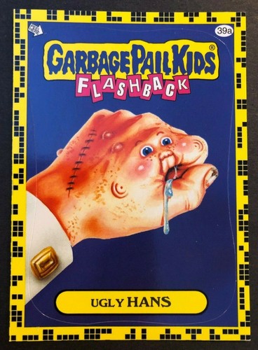 Garbage Pail Kids 2011 Flashback Series 2 YELLOW Base Sticker/Card *Pick One* - Picture 148 of 161